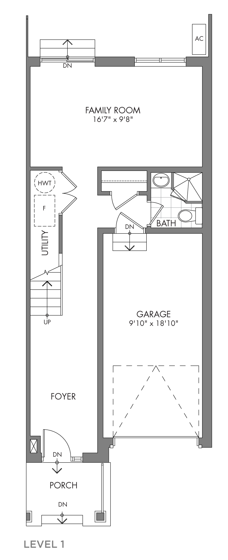 The Cedarglen, FloorPlan Level1