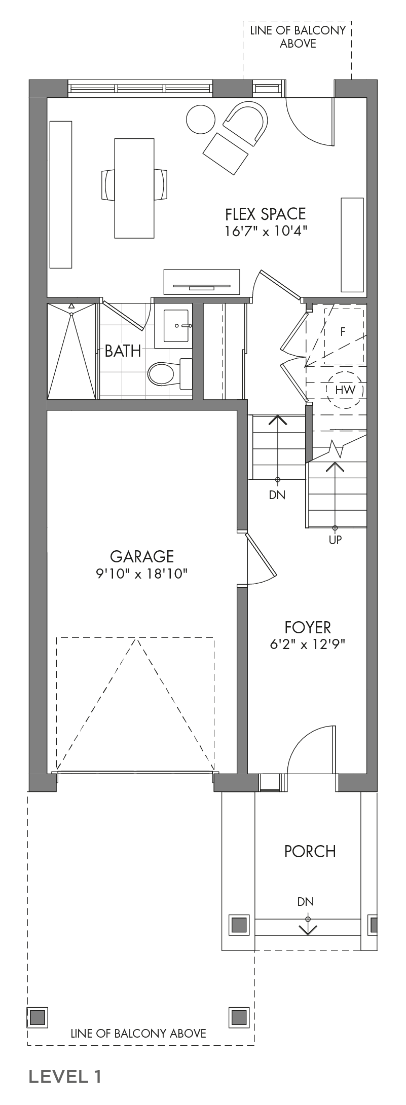The Spruceview, FloorPlan Level1